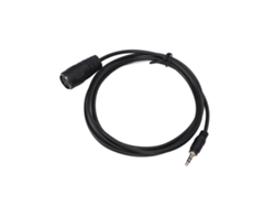 Cabo Din 5 Pinos Fêmea Para 3.5mm Macho De Cobre Puro Conversor De Áudio 1.5m/4.9ft Profissional