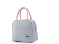 Bolsa De Almuerzo Impermeable Con Aislamiento, Reutilizable Y Portátil Para Hombres Y Mujeres (gris)