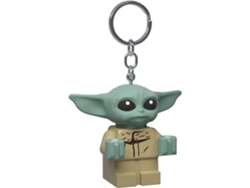 Llavero Lego de Star Wars The Mandalorian de Grogu con luz