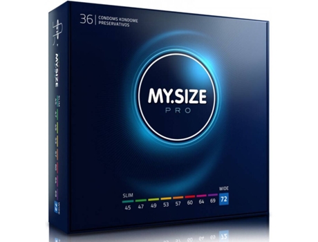 Lubricante MY SIZE PRO Preservativos 72 mm 36 Un