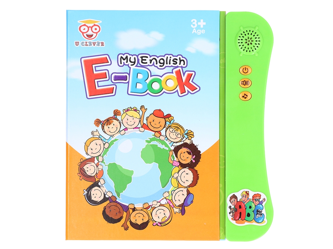 Ats-libro De Sonidos Abc Juguete Educatsivo Interactivo Aprendizaje Inglés Para Niños 3+ Años (verde)