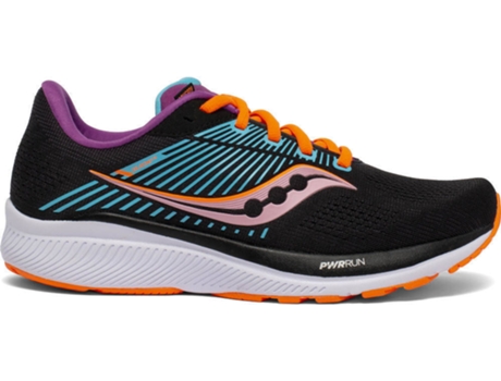 Zapatillas para Mujer SAUCONY Guide 14 Negro, Rosa, Naranja (37)