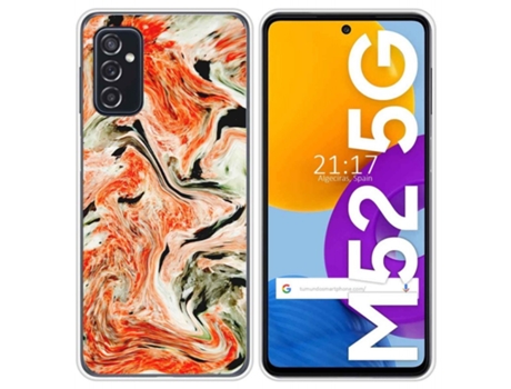 Carcasa Samsung Galaxy M52 5G TUMUNDOSMARTPHONE Dibujos Multicolor