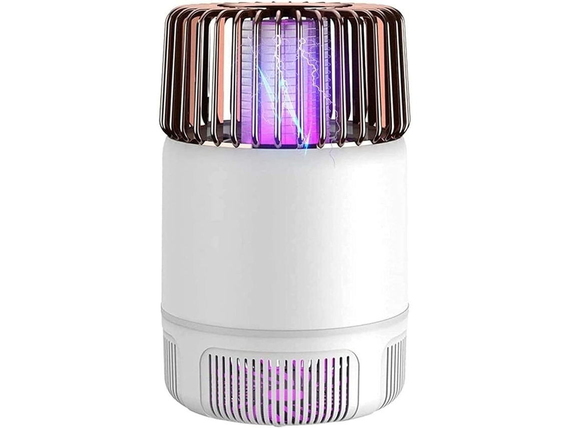 Lámpara eléctrica USB para matar mosquitos, trampa fotocatalítica UV doméstica, insecticida inteligente para interiores, color negro Zeuxo