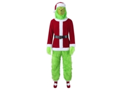Disfraz De Papá Noel/grinch, Talla L, Modelo Ergonómico, Apto Para Uso Diario.