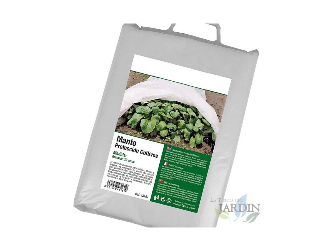 Cubierta Protectora de Cultivos Blanca 2X10 Metros Antiheladas SUINGA
