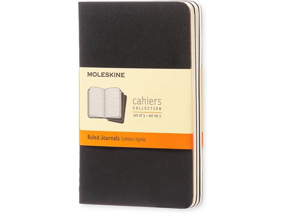 Cuarderno MOLESKINE QP311 (Negro - 14x9cm - Pautado)