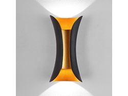 Aplique De Pared Led De 10 W (blanco Frío), Resistente Al Agua Y Al Viento, Material Abs, Estilo Minimalista Moderno.