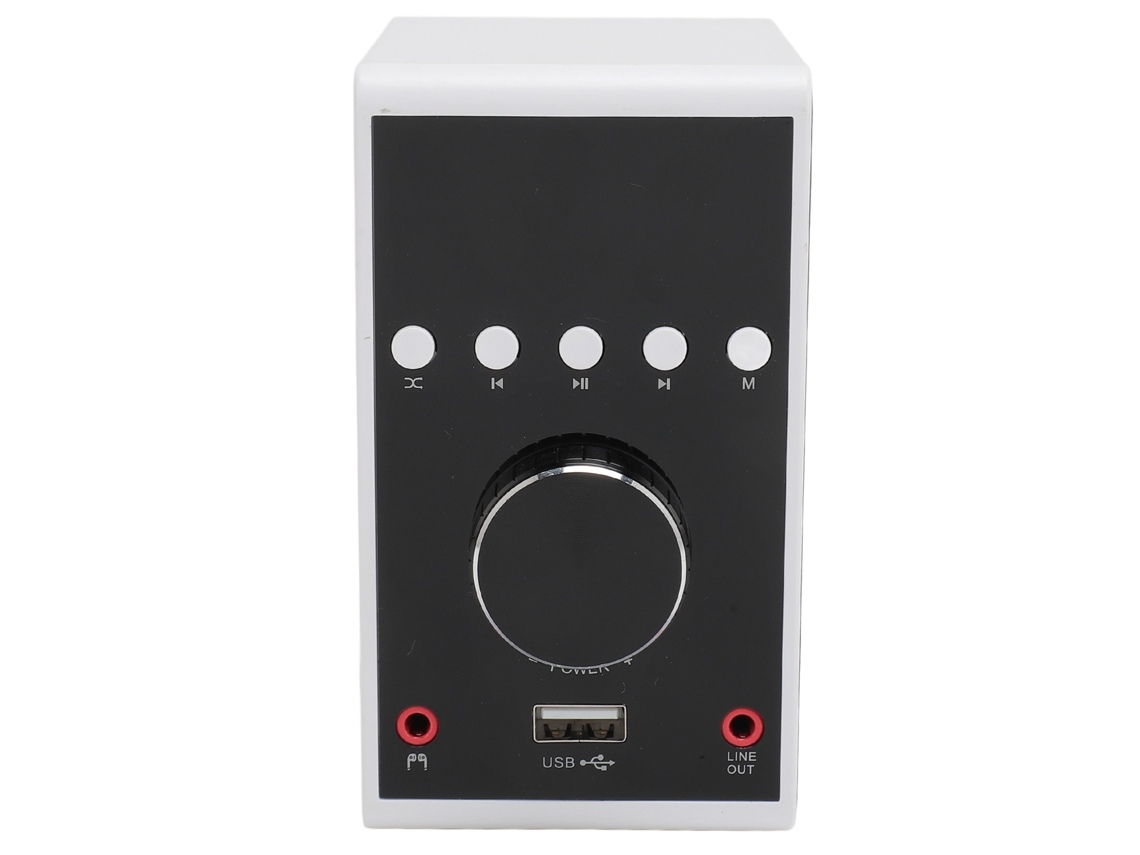 Amplificador Estéreo Hifi Bluetooth 5.0 De 200 W Con Entradas Usb, Óptica Y Coaxial Para Ordenadores Y Televisores - Blanco