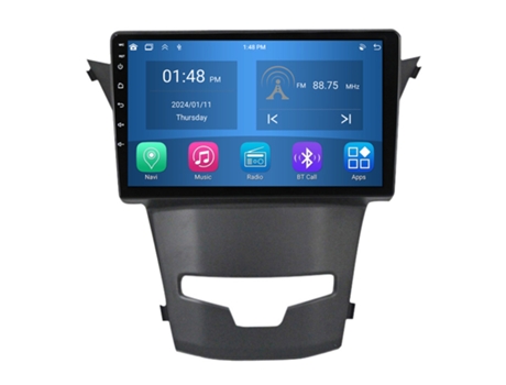 Autoradio 4GB RAM64GB ROM ROVERONE para SsangYong Korando 3 Actyon 2 2013 - 2017 CarPlay Android Coche Radio Bluetooth Navegación