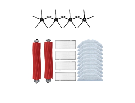 20pcs escova principal esfregão filtro hepa escova lateral para xiaomi roborock s7 t7