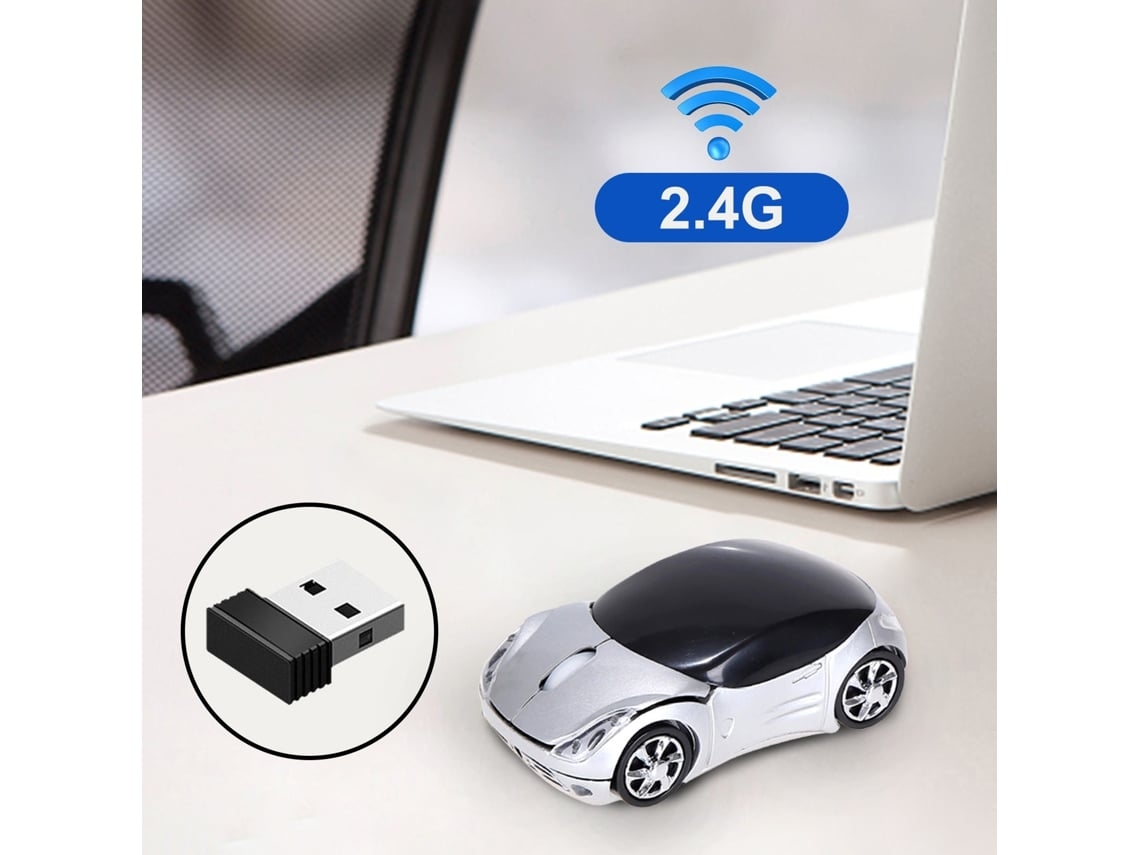 Ratón óptico USB inalámbrico de 2,4 GHz con 1200 DPI*