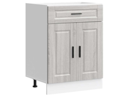 Maison Exclusive - Mueble Bajo De Cocina porto Gris Sonoma Madera Reconstituida
