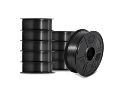 Filamento para impresora 3D, alta velocidad, sin burbujas, Silk 10 Black OEM