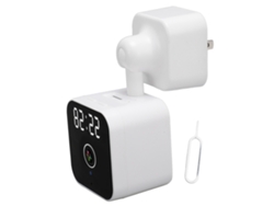 Cámara De Seguridad Interior Con Reloj 2.4g Wifi Hd 3mp Bebé Mascota Detección De Movimiento Visión Nocturna