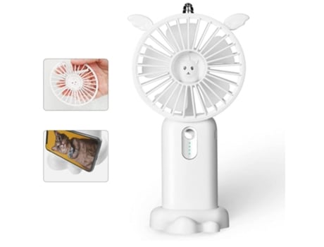 Ventiladores Portatiles 3000Mah Ventiladores Recargables USB Portátiles con 3 Velocidades Ventiladores USB Eléctricos Mini Ventiladores Externos BI...