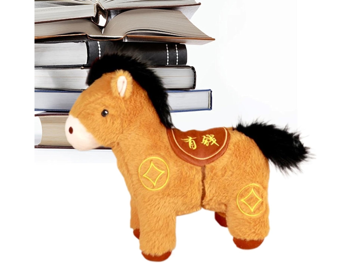 Figura de caballo de peluche para el Festival del Año Nuevo Chino, Figura de caballo 2026, Adorno Slowmoose