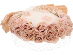 Sombrero Floral Para Bodas: Elegante Accesorio Para La Cabeza Para Mujeres, Ideal Para Fotos Y Ceremonias.