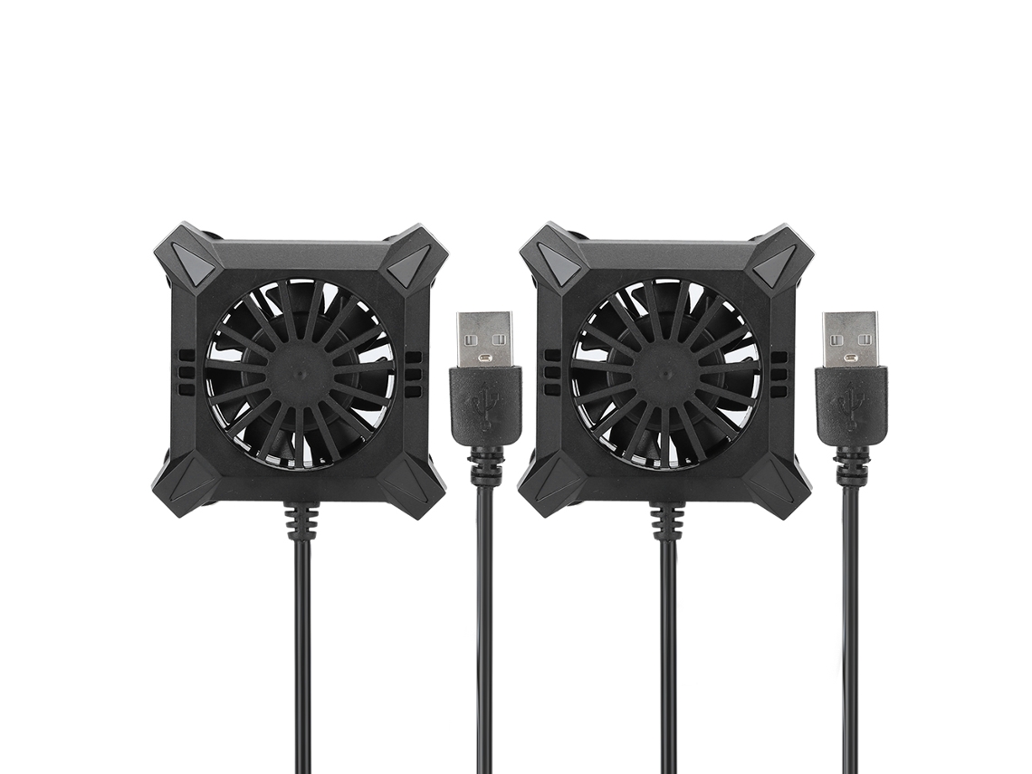 Enfriador De Teléfono Refrigeración Silenciosa 2 Piezas F1 Enfriador De Teléfono Negro