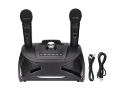 Altavoz Bluetooth (micrófono Inalámbrico De Altavoz Dual) Ktv Portátil De Alta Potencia Para Hogar Y Exterior