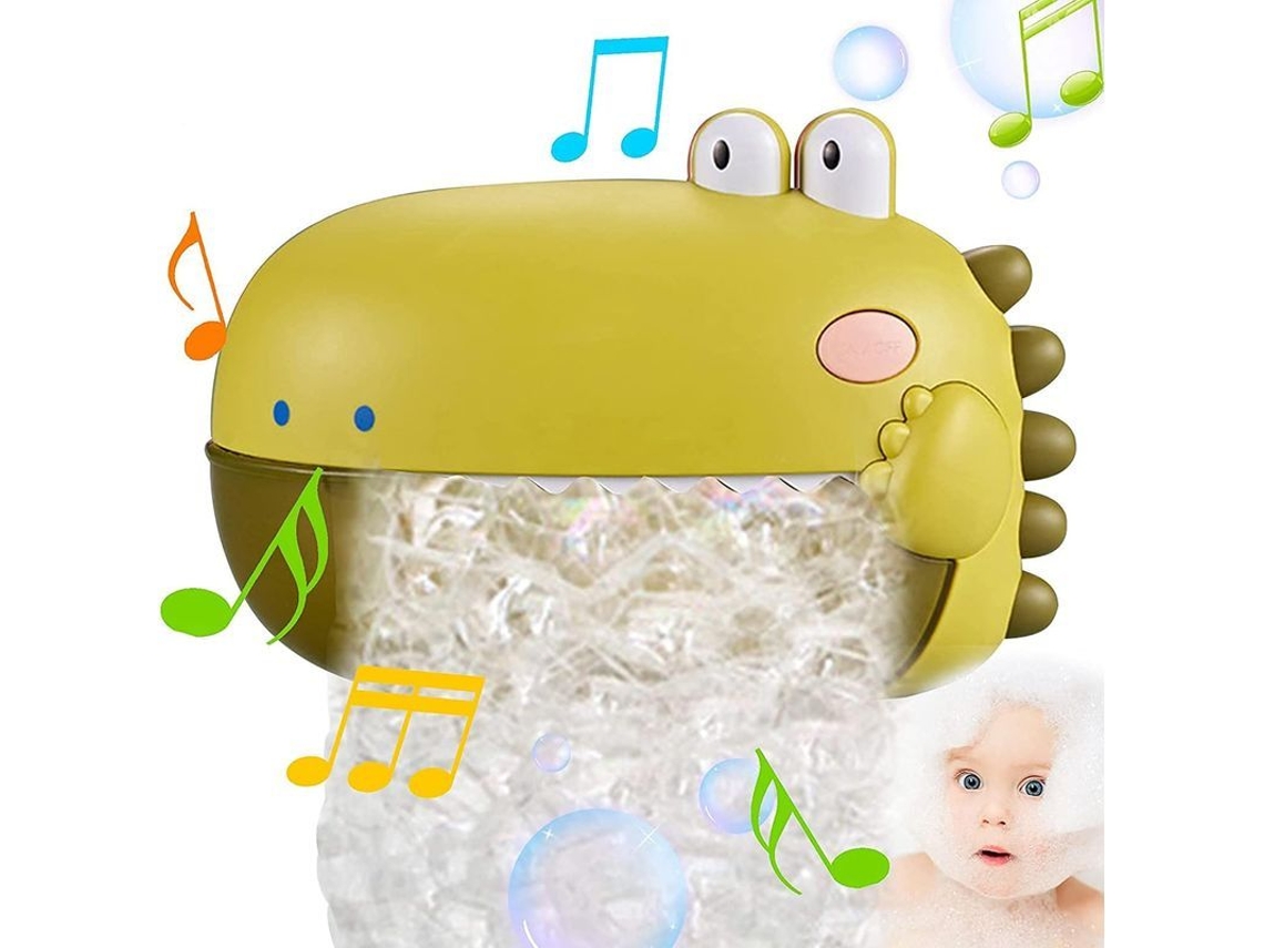 Juguete De Baño Para Bebés, Máquina Automática De Burbujas Con Forma De Dinosaurio Y Música Para Niños De 3 Años En Adelante.