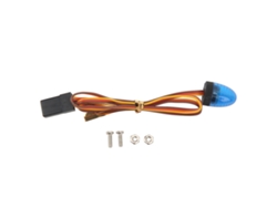 Luz De Alarma Para Coche Rc 5 Modos De Luz Simulación Alta Compacta Led 10x15mm Para Coche Rc 1/10 Azul