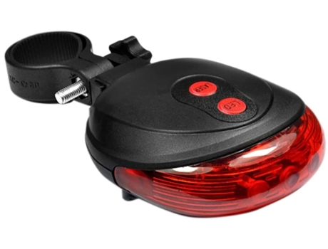 Faro delantero para bicicleta, luz LED para montar en bicicleta, luz trasera para bicicleta, luz trasera para bicicleta, luz de advertencia, color ...