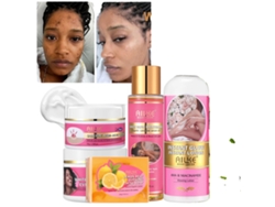 Aha Dark Spot Removal Set, Blanqueador e Iluminador, Cuidado de la Piel 5 en 1, Kit OEM 5 en 1