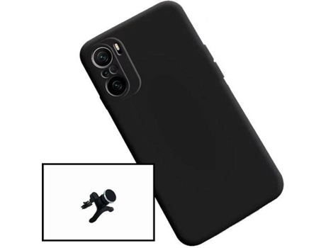 Kit Soporte Magnético + Carcasa Xiaomi Redmi Note 10 PHONECARE Silicona Negro