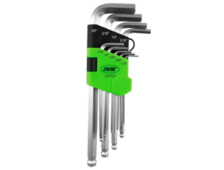 Juego de 8 llaves hexagonales 3/4''