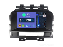 Coche Radio Android Auto Autoradio 8GB RAM 128G ROM CarPlay Navegación GPS Pantalla Táctil RoverOne para Opel Astra J 2010 2011 2013 CD300 CD400 