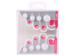 Juego De 8 Separadores De Dedos De Silicona Ortopédicos Para Pedicura, Herramientas Pearl 3