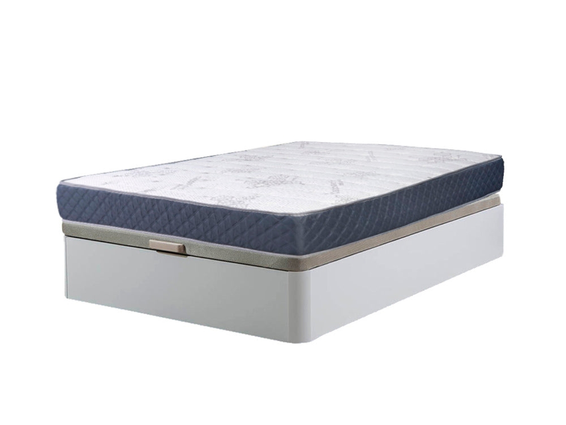 Colchón Viscoelástico Atenas Sommier Blanco 135X190Cm 23Cm SALDOSYSTOCKS