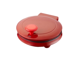 Máquina doméstica antiadherente para pizza y panqueques SFUSHOS, 220 V, color rojo, enchufe europeo