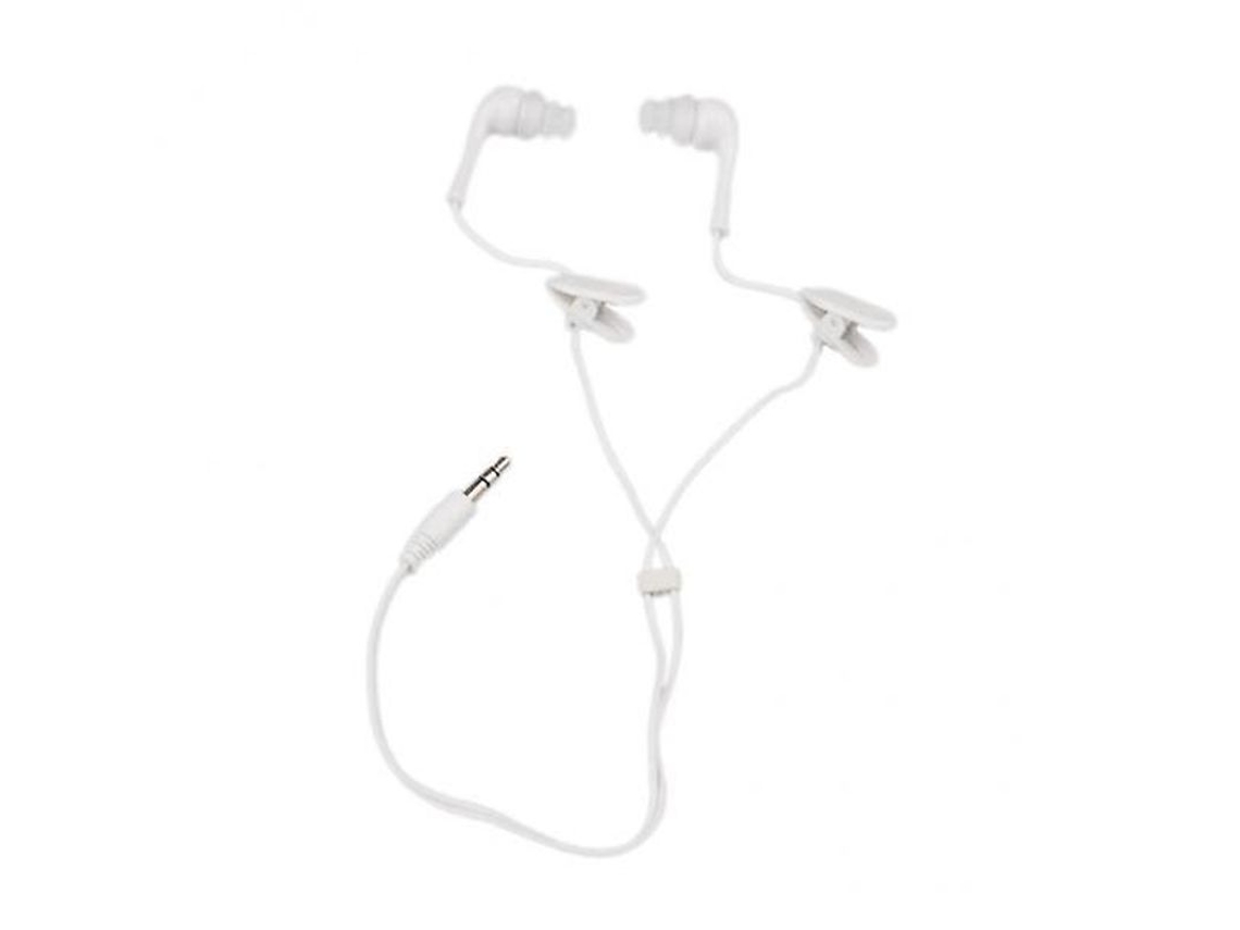 Auriculares Deportivos Impermeables Ipx8 De 3,5 Mm Con Conector Dorado, Estéreo, Blancos, Para Ipod Y Smartphones.