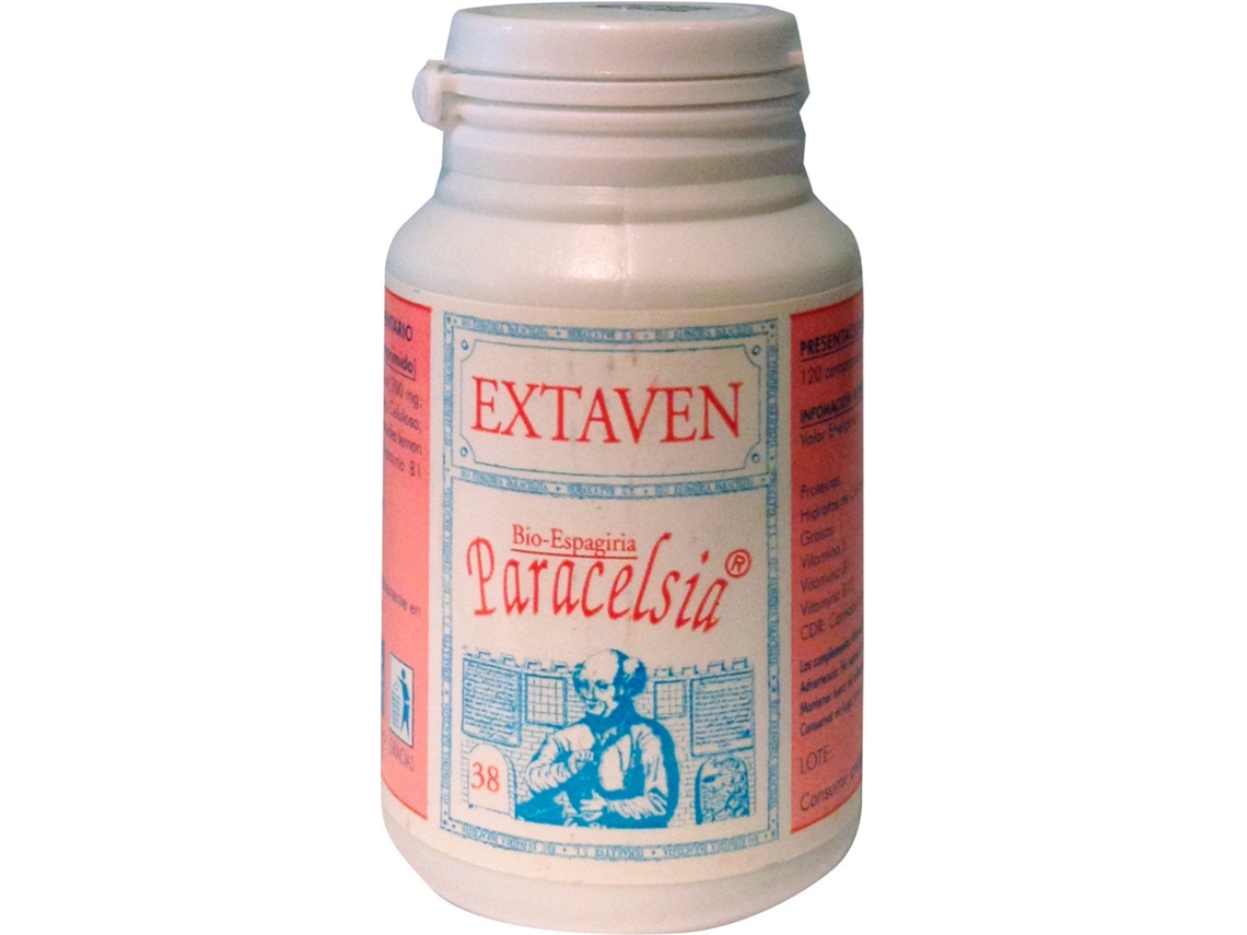 Complemento Alimentar PARACELSIA 38 Extavem 120 Comprimidos De 500 Mg