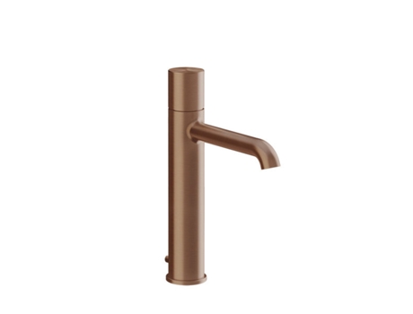 Mezclador monomando para lavabo Gessi Habito, con caño, con descarga de emergencia, proyección de 164 mm, UNITO, 70005