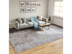 Alfombra Lavable Antideslizante Gris 400x300 Cm