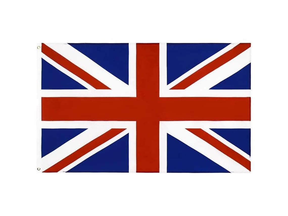 Bandera Union Jack 3x5ft De Poliéster Resistente A La Luz Uv 2 Piezas Para Copa Mundial