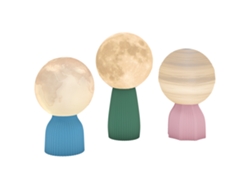 Juego de 3 lámparas de mesa con 10 niveles de brillo ajustables, conexión USB, color blanco. ZENCORE SERVICES
