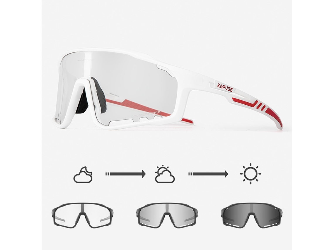 Gafas De Ciclismo Fotocromáticas Para Hombre Y Mujer, Para Deportes Al Aire Libre, Uso Diurno Y Nocturno, Resistentes Al Viento.
