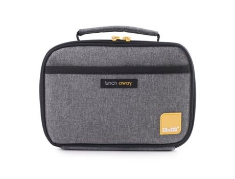 Bolsa Térmica Porta Alimentos 3 Ibili Lunch Away (Gris-21 x 13 x 14 cm)