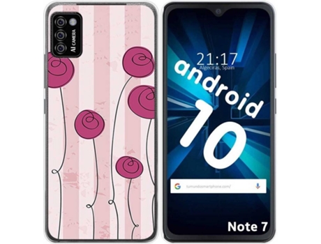 Carcasa Cubot Note 7 TUMUNDOSMARTPHONE Flores Vintage Multicolor