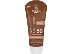 Protector Solar Facial AUSTRALIAN GOLD Self Tanner SPF 50 (88 ml)