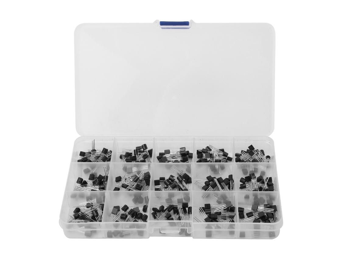 Veloriskku-kit De Transistores Triodo Variado 300 Peças To-92 S9012 S9013 S9014 S8050 S8550 Para Diy