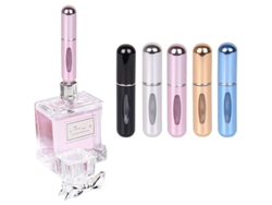 2026-5pcs Atomizadores De Perfume Portátiles Recargables 5ml, Botellas De Perfume Mini Viaje Con Ventana Transparente Y Sin Fugas