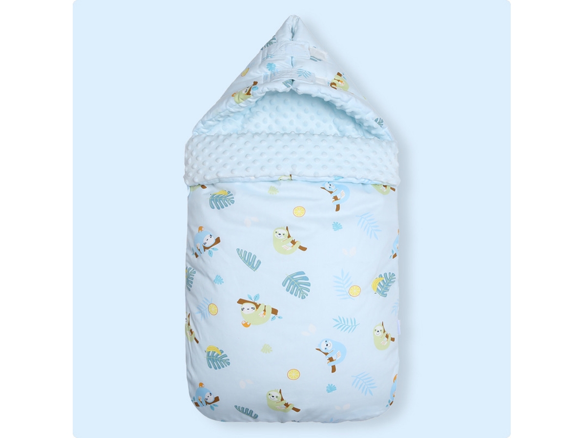 Saco de dormir para cochecito de bebé, cálido saco de dormir de invierno para evitar sobresaltos, con doble cremallera (tamaño pequeño: 88 x 46 cm)