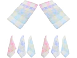 Conjunto De 12 Toalhas De Algodão Para Bebê, Lenços Absorventes De Musselina