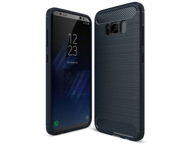 Funda Samsung Galaxy S8 LMOBILE Carbono Azul
