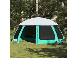 Carpa Para Piscina Con Desmontables Y Paredes Azul 612x612 Cm